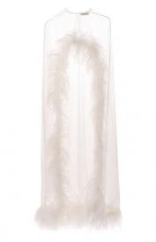 Накидка с отделкой перьями The New Arrivals Ilkyaz Ozel