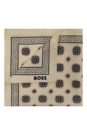 Платок из шерсти и шелка BOSS