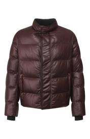 Кожаный пуховик Brioni