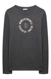 Хлопковый лонгслив Brunello Cucinelli