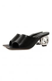 Кожаные мюли Interlocking G Gucci