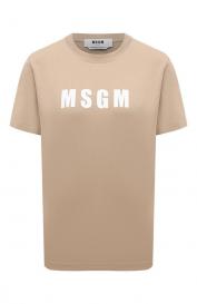 Хлопковая футболка MSGM