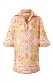 Льняное платье ZIMMERMANN