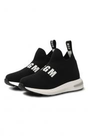 Текстильные кроссовки MSGM Kids