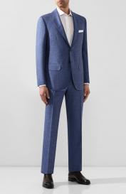 Костюм из смеси кашемира и шелка KITON