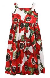 Хлопковый сарафан Dolce&Gabbana