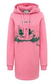 Хлопковое платье Disney x Gucci