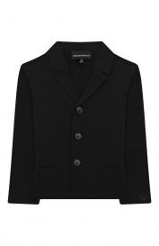 Хлопковый пиджак Emporio Armani