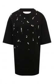 Хлопковая футболка Jil Sander