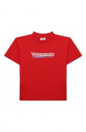 Хлопковая футболка Vetements