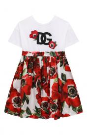 Хлопковое платье Dolce&Gabbana