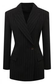 Жакет из шерсти и хлопка Brunello Cucinelli