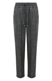 Брюки из шерсти и вискозы KITON