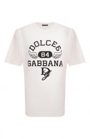 Хлопковая футболка Dolce&Gabbana