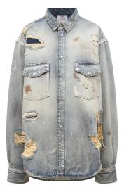 Джинсовая рубашка Vetements