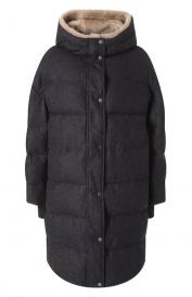 Шерстяной пуховик Brunello Cucinelli