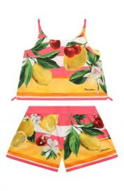 Костюм из топа и шорт Dolce&Gabbana