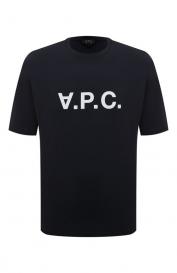 Хлопковая футболка A.P.C.