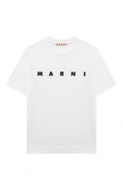 Хлопковая футболка Marni