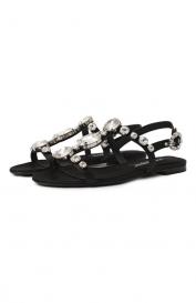 Текстильные сандалии Bianca Dolce&Gabbana