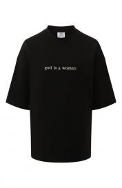 Хлопковая футболка Vetements