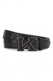 Ремень из кожи крокодила KITON