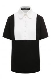 Хлопковое поло Dolce&Gabbana