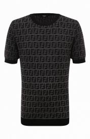 Джемпер из шерсти и хлопка Fendi