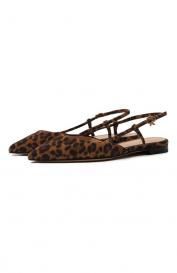 Замшевые балетки Ascent Gianvito Rossi