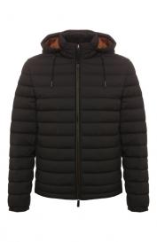 Пуховик из шерсти и шелка Zegna