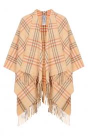 Пончо из шерсти и кашемира Burberry