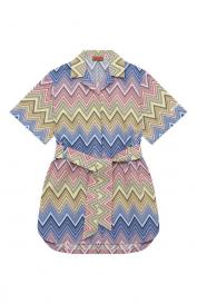 Хлопковое платье-рубашка Missoni