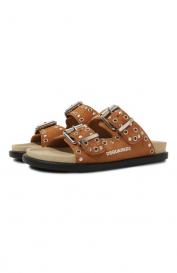 Замшевые шлепанцы DSquared2