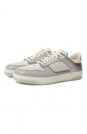 Кожаные кеды Sneak air Santoni