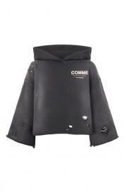 Хлопковое худи Comme des Fuckdown