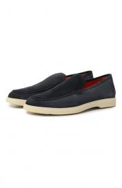 Замшевые лоферы Yalta Santoni