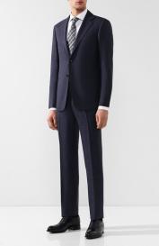 Костюм из смеси шерсти и шелка KITON