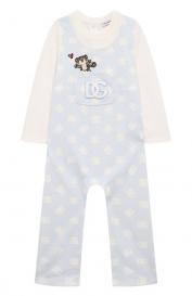 Хлопковый комбинезон Dolce&Gabbana