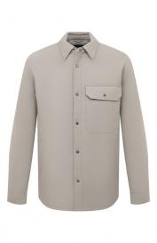 Куртка из шерсти и вискозы Emporio Armani
