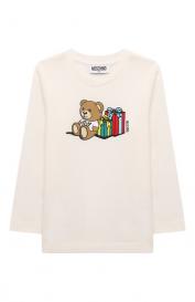 Хлопковый лонгслив Moschino