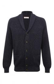 Кардиган из хлопка и льна Brunello Cucinelli