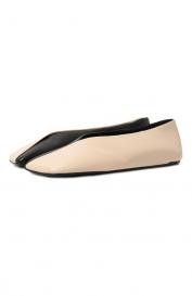 Кожаные балетки Jil Sander