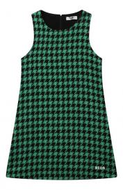 Хлопковое платье MSGM Kids