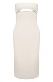 Платье из вискозы Saint Laurent