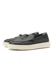 Кожаные лоферы Santoni