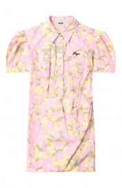 Хлопковое платье MSGM Kids