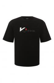 Хлопковая футболка KITON