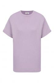 Футболка из кашемира и шелка Brunello Cucinelli
