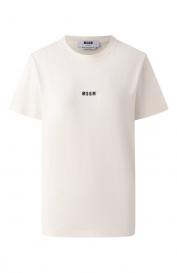 Хлопковая футболка MSGM