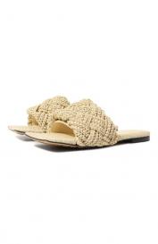 Текстильные шлепанцы Scarpe Bottega Veneta